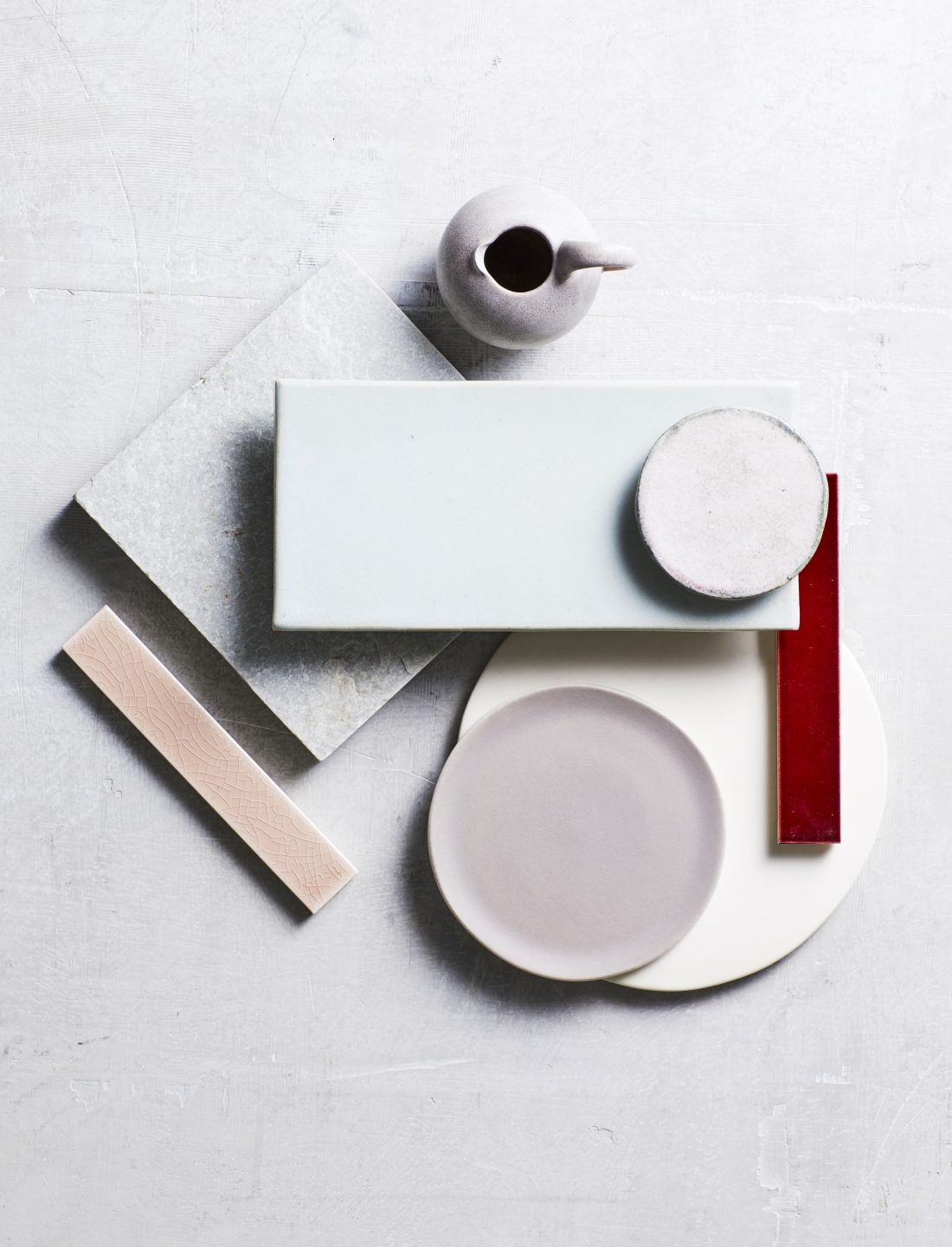 Anka Rehbock Interior Stylist // // geometric plates
